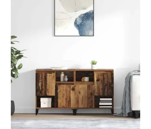 Kappide Külgedel 2 Pcs Vana Puit 60 X 35 X 70 Cm Tehispuit