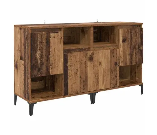 Kappide Külgedel 2 Pcs Vana Puit 60 X 35 X 70 Cm Tehispuit