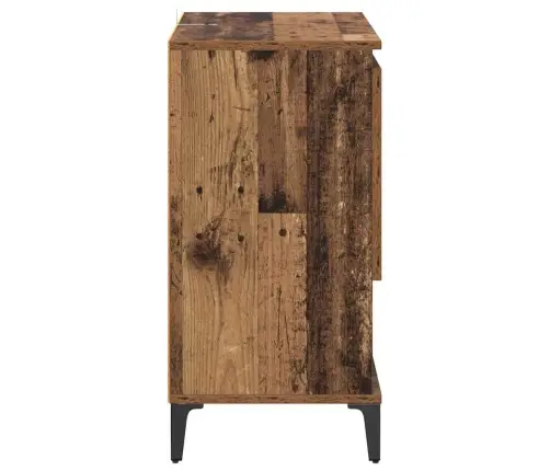 Kappide Külgedel 2 Pcs Vana Puit 60 X 35 X 70 Cm Tehispuit