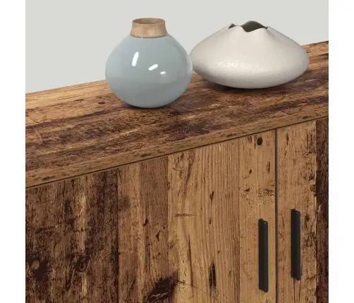 Sienā Piestiprināta Tv Skapīša Komplekts 3 Pcs Vecs Koks Vidaxl