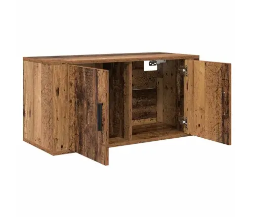 Seinale Paigaldatav Tv Kappi Komplekt 2 Pcs Vana Puit