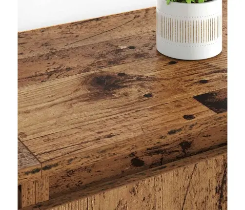 Sānu Skapji 2 Pcs Vecs Koks 60 X 35 X 70 Cm Inženierijas Koks Vidaxl