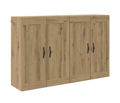 Sienas Skapji 2 Pcs Artisānā Ozols 69,5 X 34 X 90 Cm Vidaxl