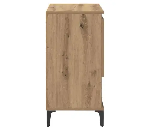 Sānu Skapji 3 Pcs Artisānā Ozols 60 X 35 X 70 Cm Vidaxl