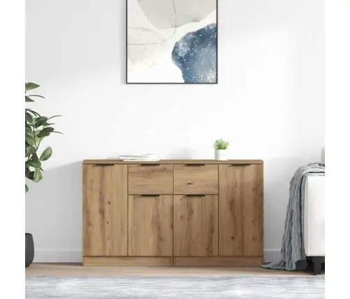 Šoninės Lentynos 2 Pcs Amatininkų Ąžuolas 60 X 30 X 70 Cm