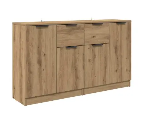 Šoninės Lentynos 2 Pcs Amatininkų Ąžuolas 60 X 30 X 70 Cm