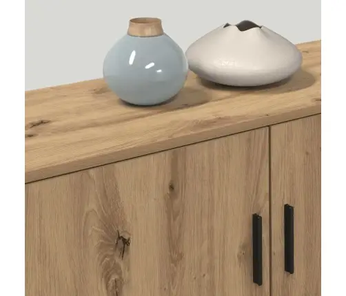 Sienā Piestiprināta Tv Skapīša Komplekts 3 Pcs Artisānā Ozols Vidaxl