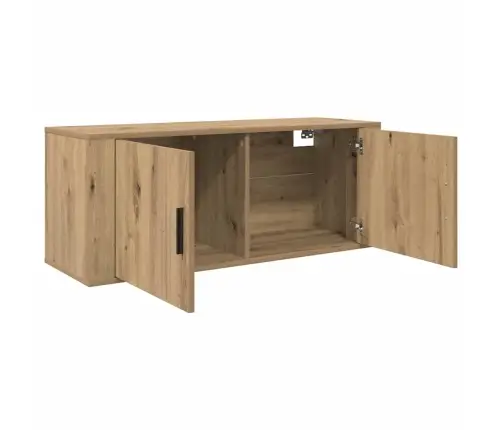 Sienā Piestiprināta Tv Skapīša Komplekts 3 Pcs Artisānā Ozols Vidaxl