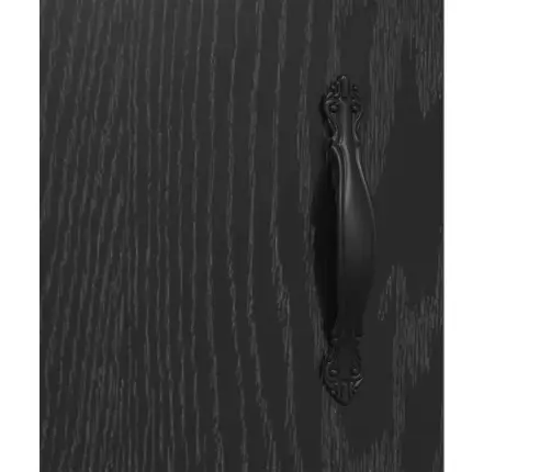 Sienas Skapji 2 Pcs Melns Ozolkoks 69,5 X 34 X 90 Cm Vidaxl