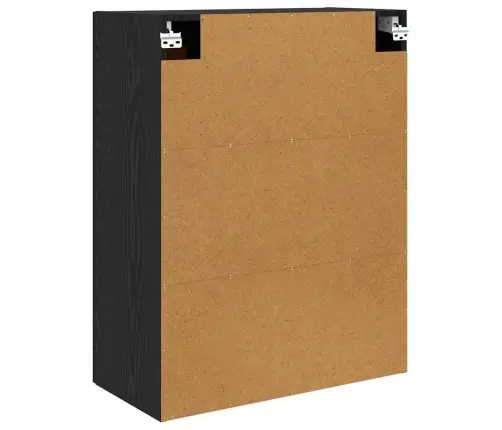 Sienas Skapji 2 Pcs Melns Ozolkoks 69,5 X 34 X 90 Cm Vidaxl