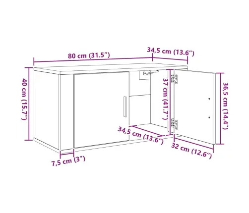 Seinale Paigaldatav Tv Kappi Komplekt 2 Pcs Must Tamm