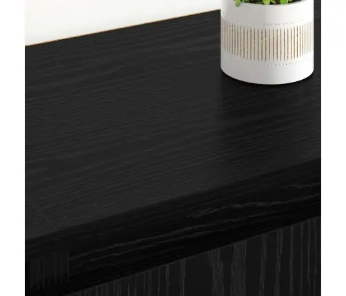 Sānu Skapji 2 Pcs Melns Ozolkoks 60 X 35 X 70 Cm Vidaxl