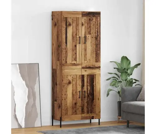 Kõrgushein 2 Pcs Vana Puit Tehispuit