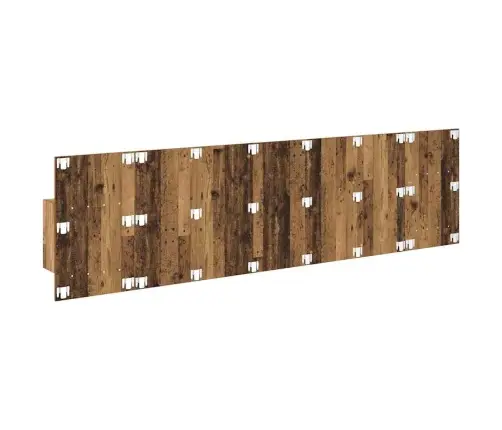 Gultas Galva Ar Skapīšu 3 Pcs Vecs Koks Inženierijas Koks Vidaxl