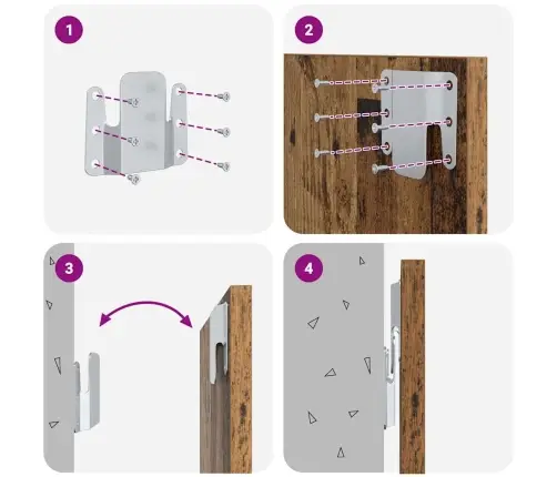 Gultas Galva Ar Skapīšu 3 Pcs Vecs Koks Inženierijas Koks Vidaxl