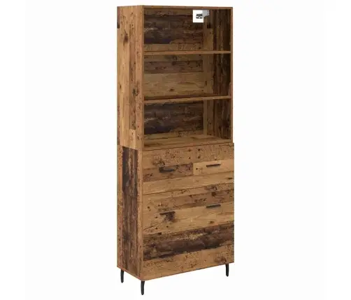 Kõrgushein Sahtliga 2 Pcs Vana Puit Tehispuit