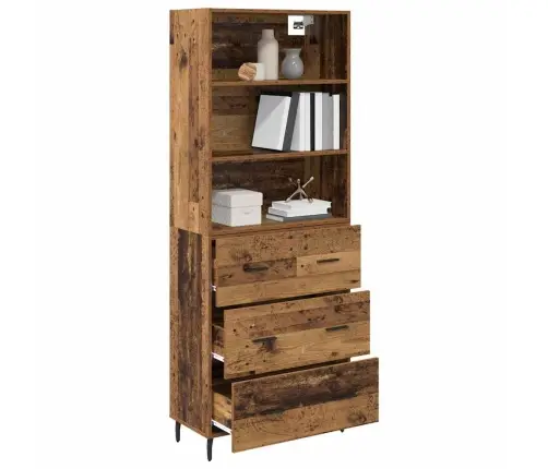 Kõrgushein Sahtliga 2 Pcs Vana Puit Tehispuit