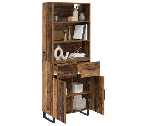 Kõrgushein Sahtliga Vana Puit 69,5 X 34 X 180 Cm Tehispuit