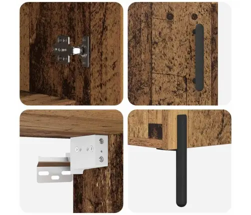 Kõrgushein Vana Puit 69,5 X 32,5 X 180 Cm Tehispuit