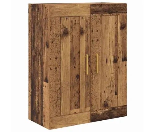 Augstais Skapītis Vecs Koks 69,5 X 34 X 180 Cm Inženierijas Koks