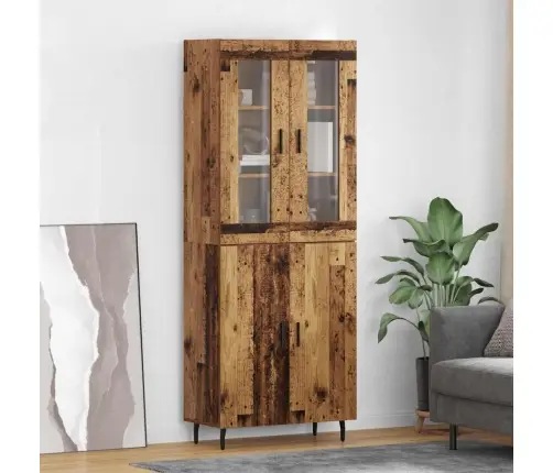 Kõrgushein 2 Pcs Vana Puit Tehispuit