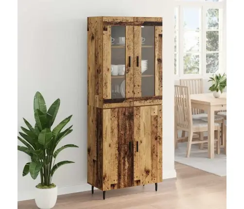 Kõrgushein 2 Pcs Vana Puit Tehispuit