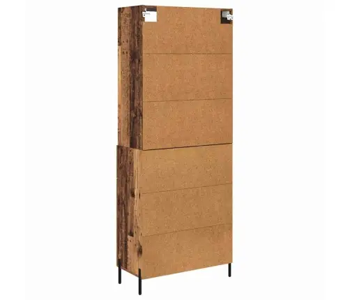 Augstais Skapītis Ar Atvilktni Vecs Koks 69,5 X 32,5 X 180 Cm Vidaxl