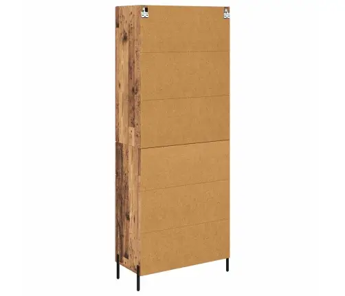 Aukštas Spintelė Su Stalčių Senovinis Medis 69,5 X 34 X 180 Cm