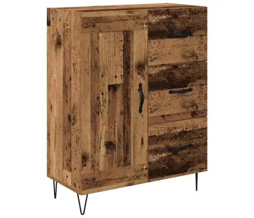 Augstais Skapītis Ar Atvilktni Vecs Koks 69,5 X 32,5 X 180 Cm Vidaxl