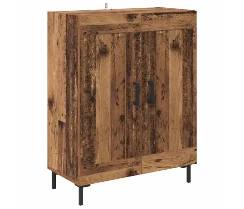 Augstais Skapītis 2 Pcs Vecs Koks 69,5 X 34 X 180 Cm Vidaxl