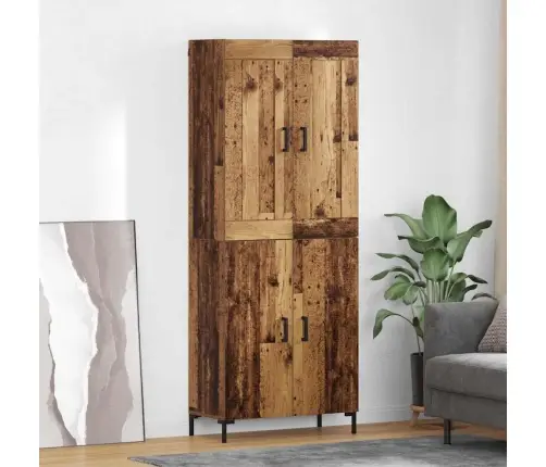 Kõrgushein 2 Pcs Vana Puit Tehispuit