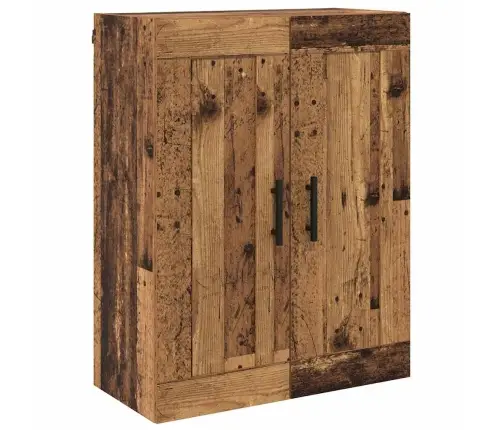 Augstais Skapītis 2 Pcs Vecs Koks Koka Un Stikla Materiāls Vidaxl