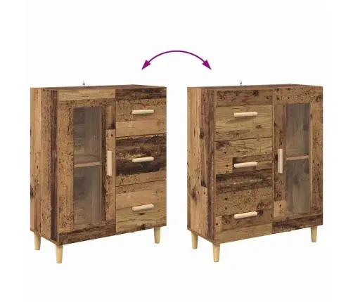 Kõrgushein Sahtliga Vana Puit 69,5 X 34 X 180 Cm Tehispuit