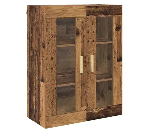 Aukštas Spintelė Su Stalčių Senovinis Medis 69,5 X 34 X 180 Cm