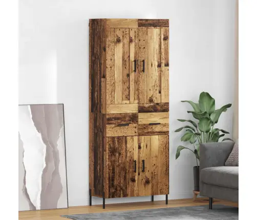 Kõrgushein 2 Pcs Vana Puit Tehispuit