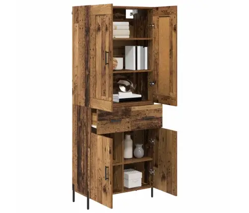 Kõrgushein 2 Pcs Vana Puit Tehispuit