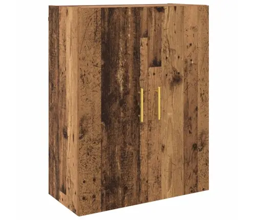 Augstais Skapītis Ar Atvilktni Vecs Koks 69,5 X 34 X 180 Cm Vidaxl