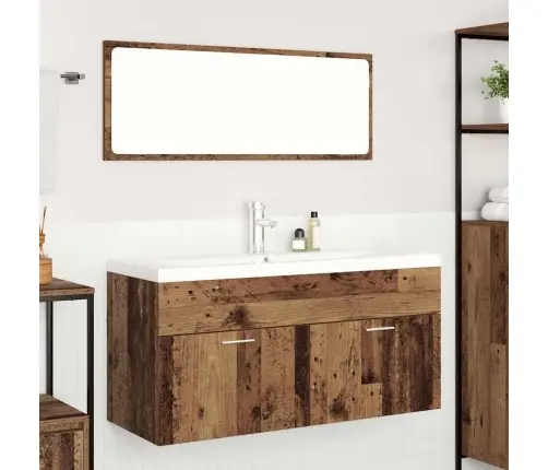 Vannitoa Kapp Sahtliga Vana Puit 100 X 38,5 X 46 Cm Tehispuit