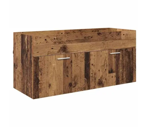 Vannitoa Kapp Sahtliga Vana Puit 100 X 38,5 X 46 Cm Tehispuit