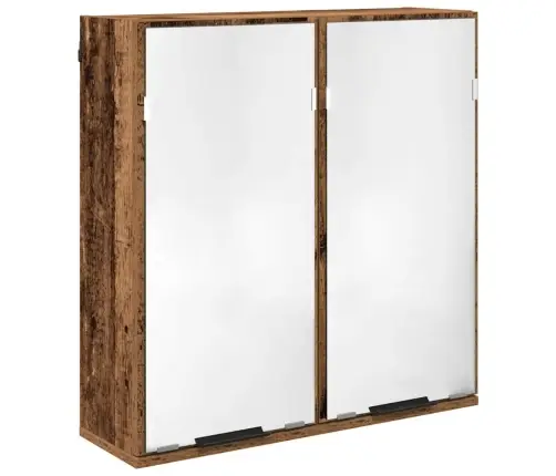 Vonios Spintos Komplektas Senovinis Medis Apdirbta Mediena