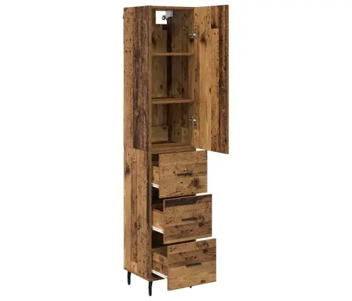 Kõrgushein Sahtliga Vana Puit 34,5 X 34 X 180 Cm Tehispuit