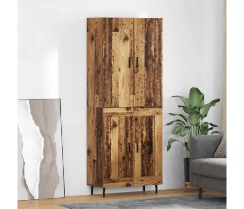 Aukštas Spintelė Senovinis Medis 69,5 X 34 X 180 Cm