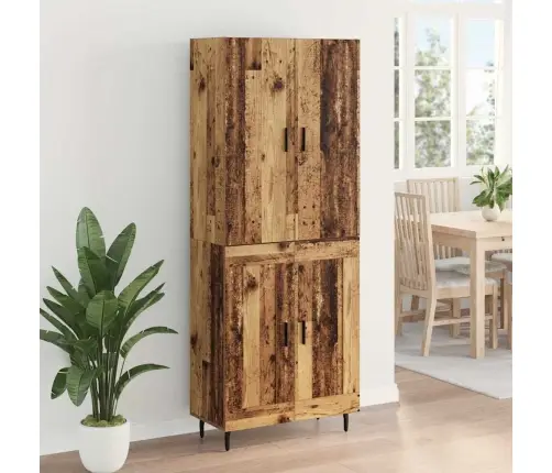 Aukštas Spintelė Senovinis Medis 69,5 X 34 X 180 Cm