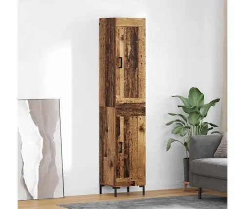 Aukštas Spintelė Senovinis Medis 34,5 X 34 X 180 Cm