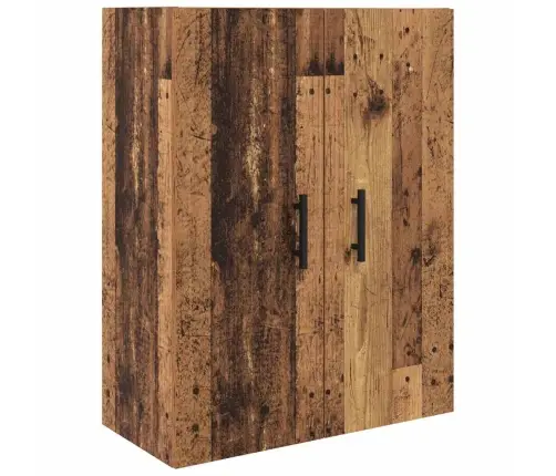 Augstais Skapītis 2 Pcs Vecs Koks Koka Un Stikla Materiāls Vidaxl