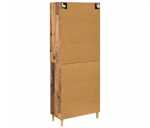 Augstais Skapītis Vecs Koks 69,5 X 34 X 180 Cm Vidaxl