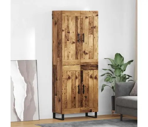 Aukštas Spintelė Senas Medis 69,5 X 34 X 180 Cm