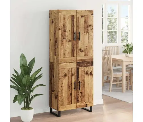 Aukštas Spintelė Senas Medis 69,5 X 34 X 180 Cm