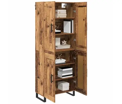 Aukštas Spintelė Senas Medis 69,5 X 34 X 180 Cm