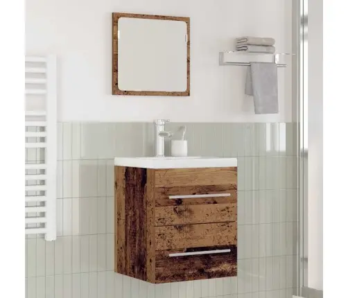 Vannas Istabas Izlietnes Skapītis Brūna 42 X 39 X 52 Cm Vidaxl